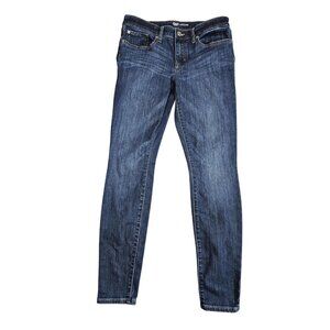 Gap Legging Jeans Womens 6 / 28R Dark Blue Stretch Skinny Denim 5 Pocket Zip Fly